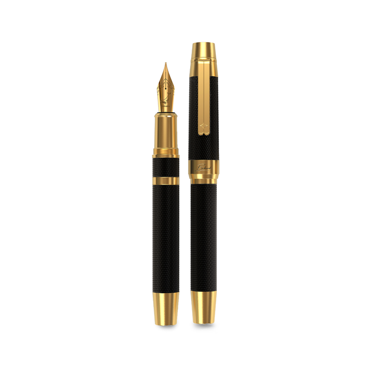 Éternelle Gold-Coated Black Fountain Pen