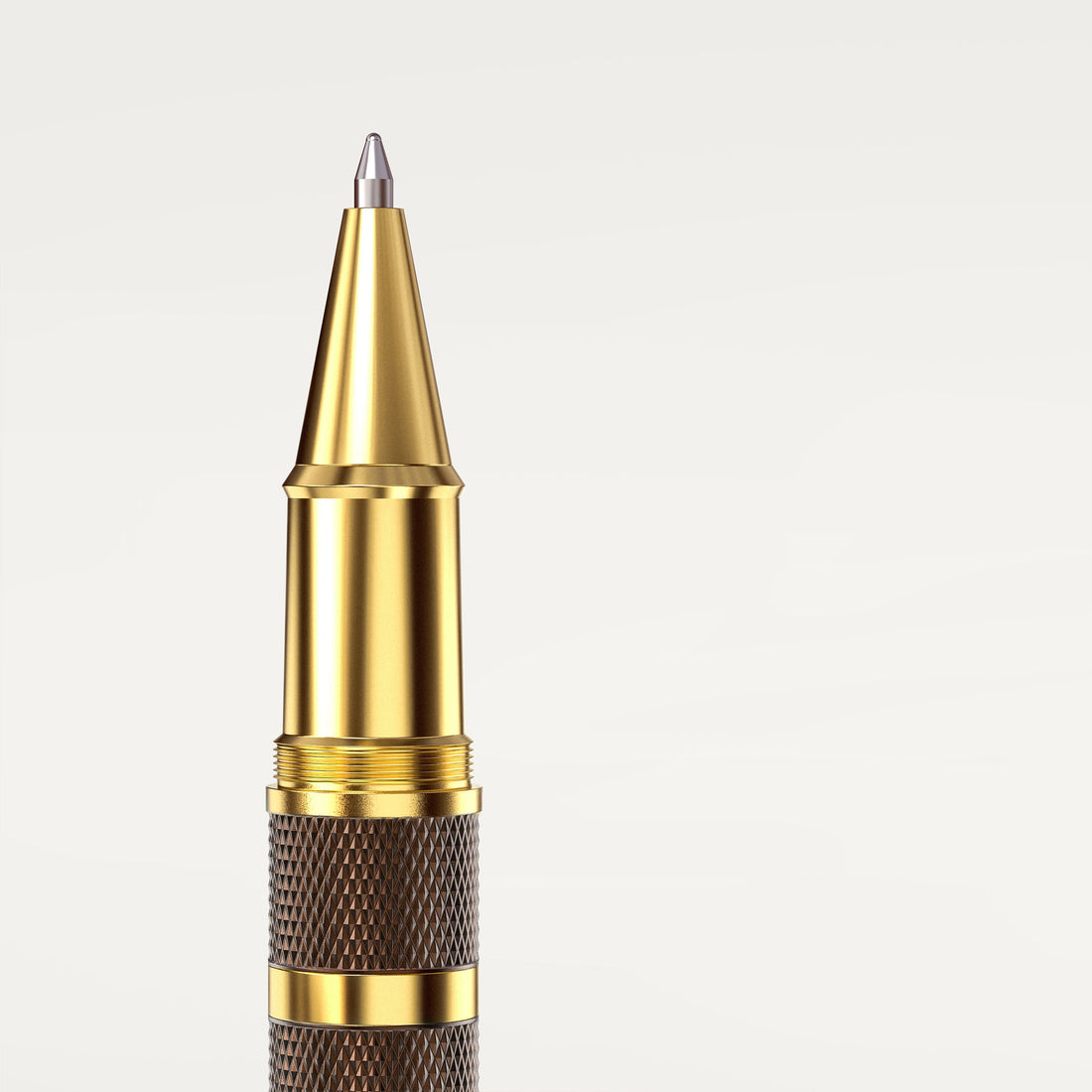 Éternelle Gold-Coated Brown Ballpoint Pen