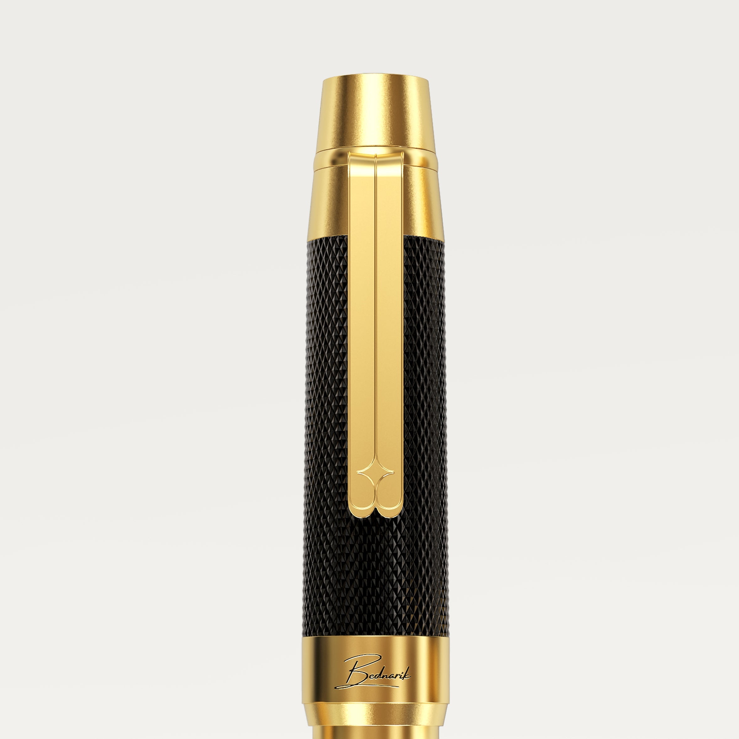 Éternelle Gold-Coated Black Ballpoint Pen