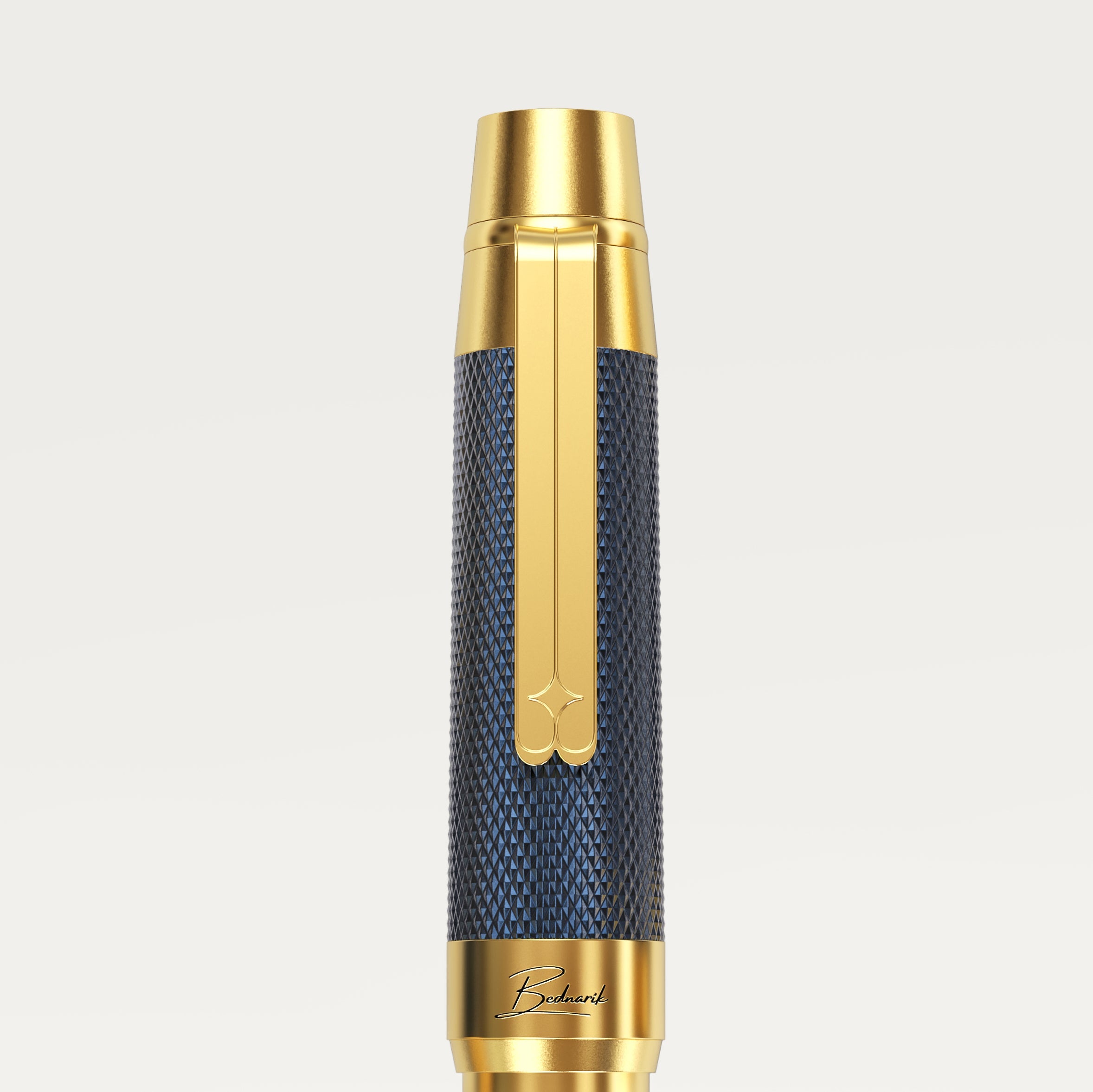 Éternelle Gold-Coated Blue Ballpoint Pen