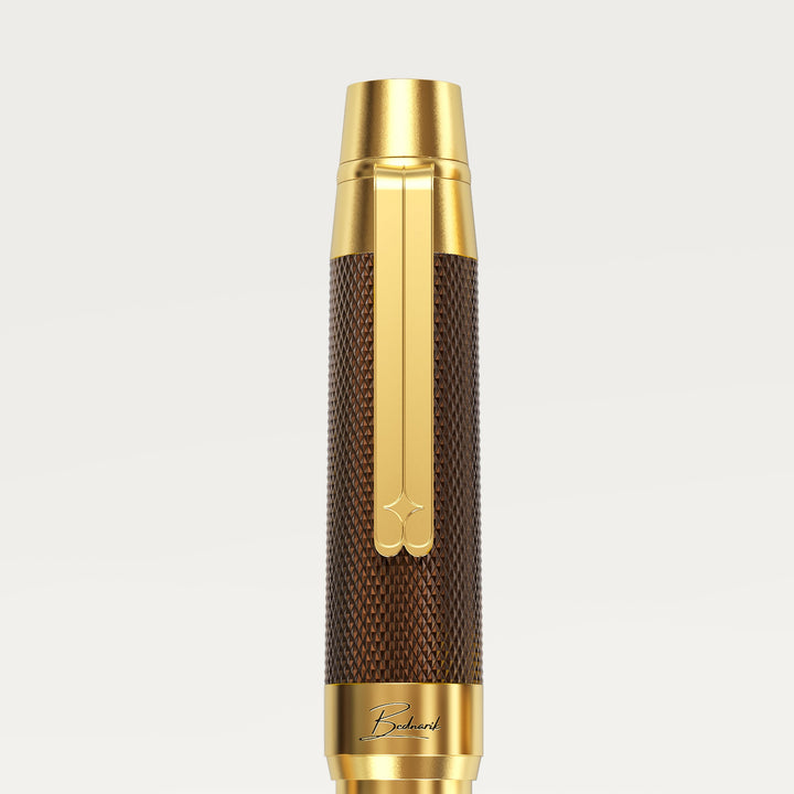 Éternelle Gold-Coated Brown Ballpoint Pen